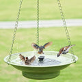 30"H*12.4"W Solar Fountain Hanging Bird Bath,Hanging Bird Fountain
