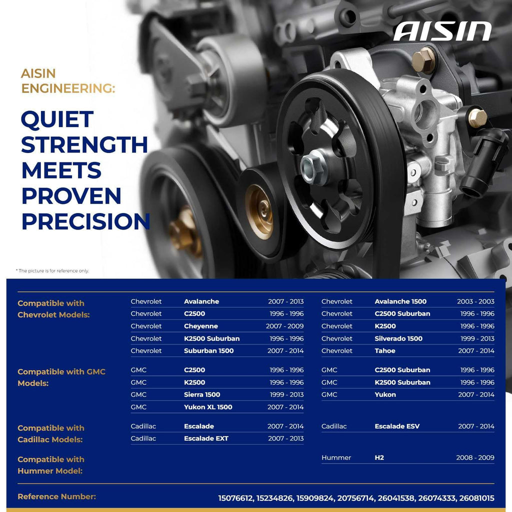 AISIN AFTERMARKET PSPGM-00008 Power Steering Pump with Reservoir