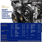 AISIN AFTERMARKET PSPGM-00008 Power Steering Pump with Reservoir