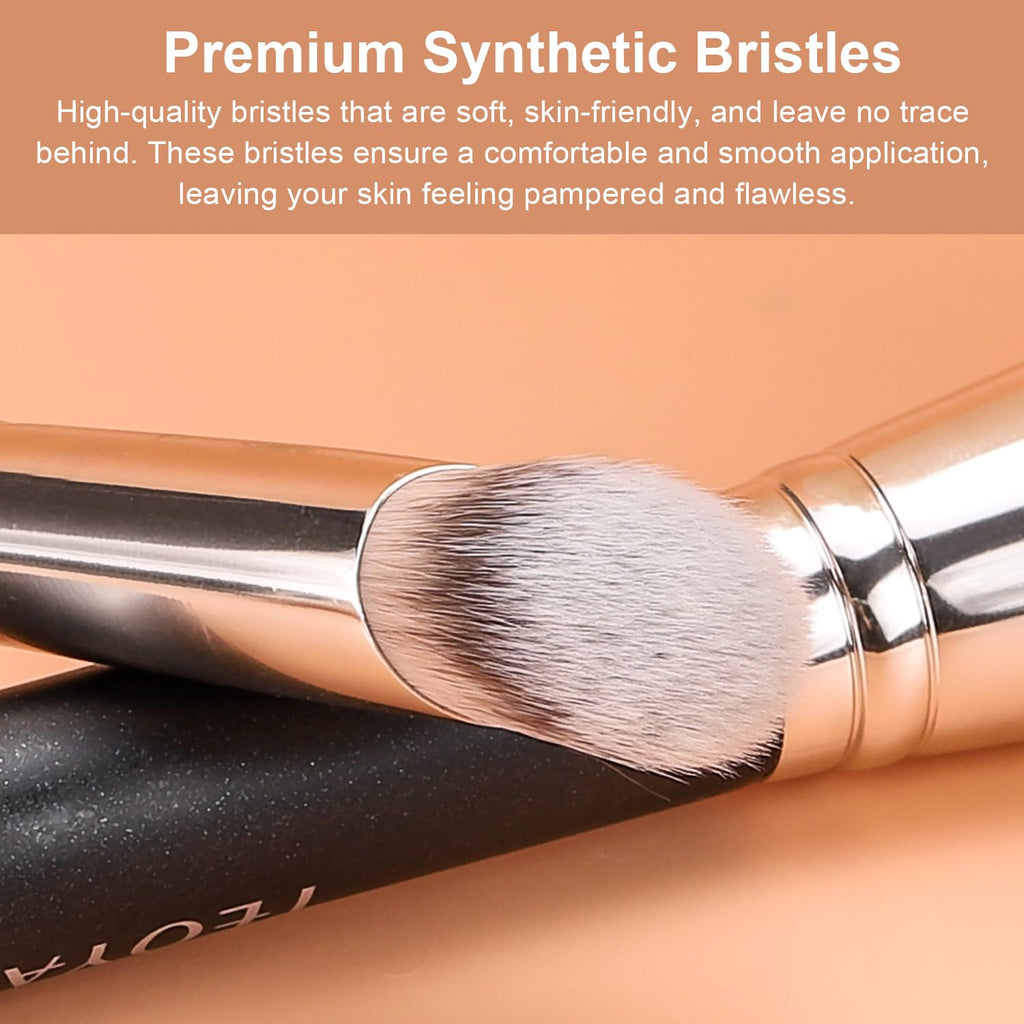Under Eye Concealer Brush, Medium Cat Paw Brush Cover Dark Circles