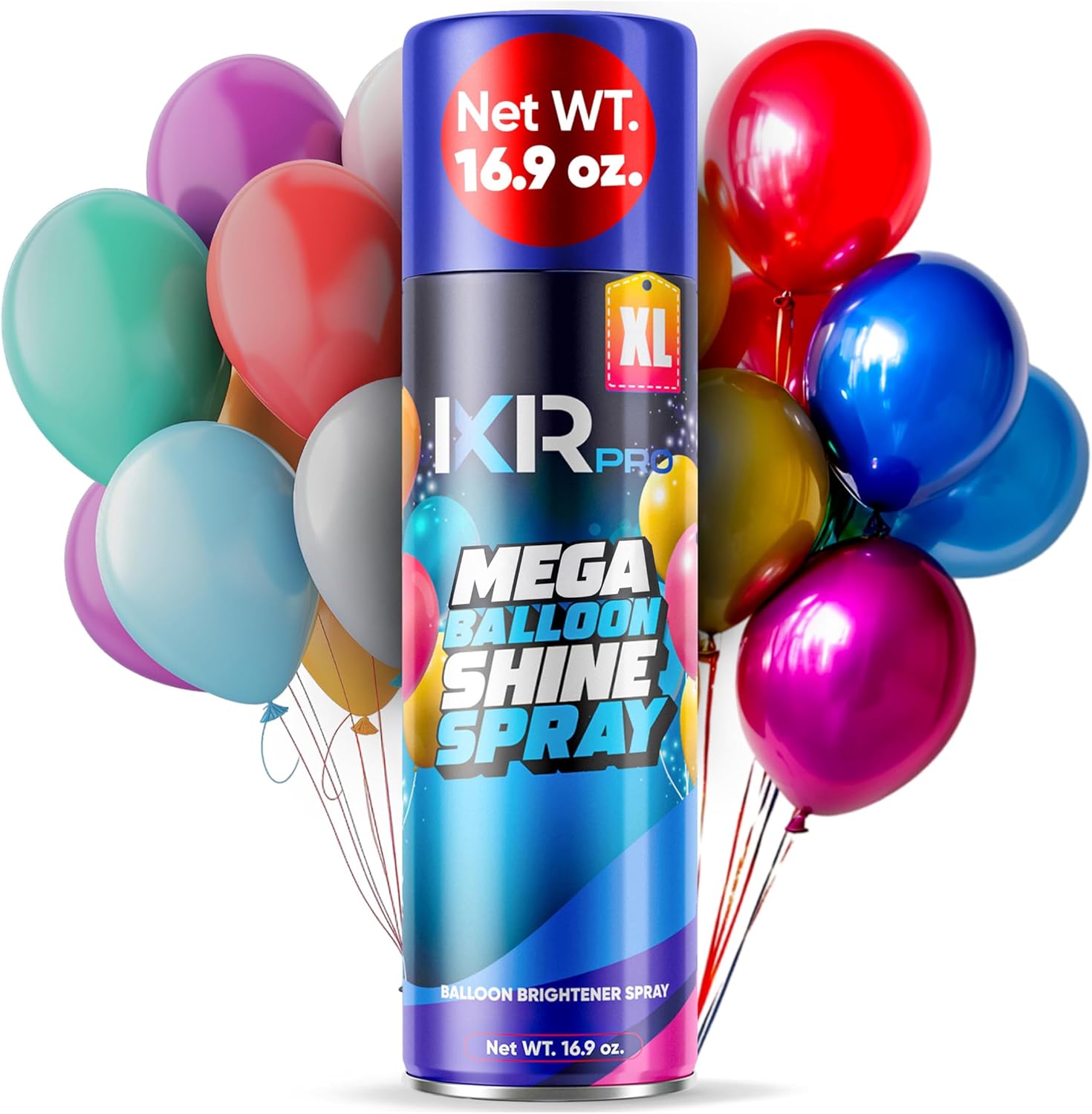 Balloon Shine Spray (16.9 oz) No Need Towel or Gloves, Instant High Shine Gloss Brite Balloons for Party Decoration