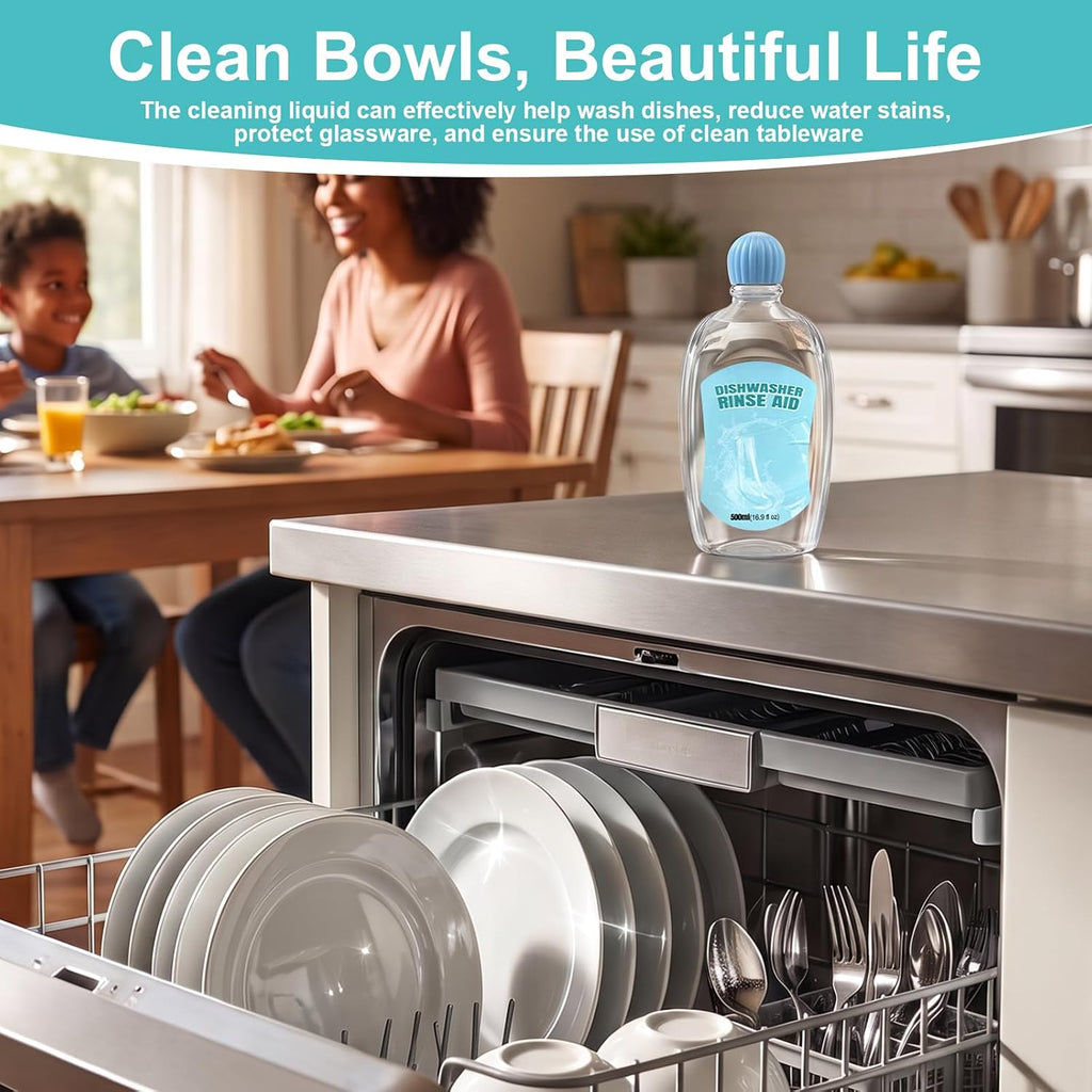 Rinse Aid for Miele Dishwasher, Dry & Bright, 16.9 oz,2 Bottles