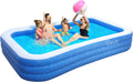 Inflatable Pool, EVAJOY 118'' x 72'' x 20'' Above Ground Pool, Kiddie Pool Large Size Thickened Blow Up Swimming