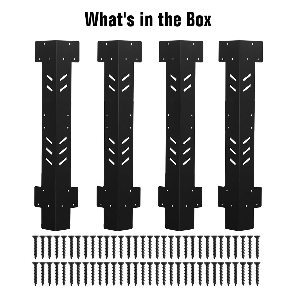 Heavy Duty Metal Workbenches Leg Kit for Garage, Storage Shelving Frame Customizable Sizes for Workbench Legs Work