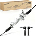 A-Premium 3PCS Power Steering Rack and Pinion Assembly w/Outer Tie Rod Ends