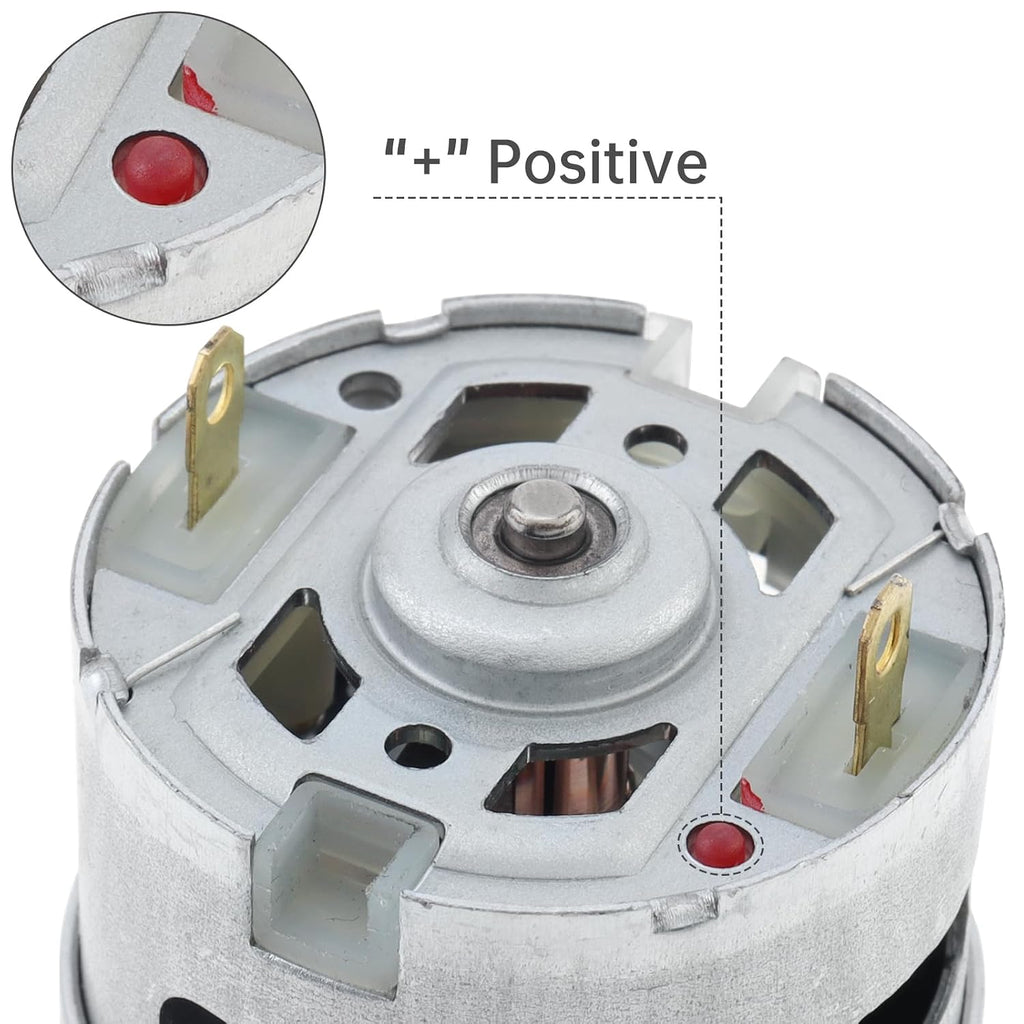 RS555 DC Motor 24V 30000RPM High Speed Electric Motor Replacement