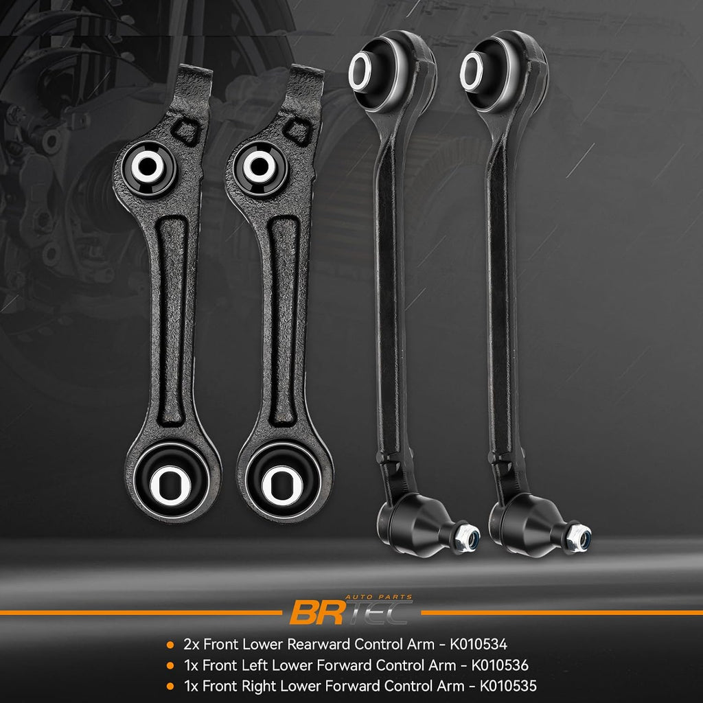 RWD Front Lower Forward & Rearward Facing Control Arms Compatible with Chrysler 300 2011-2019, Dodge Challenger Charger 2011-2019