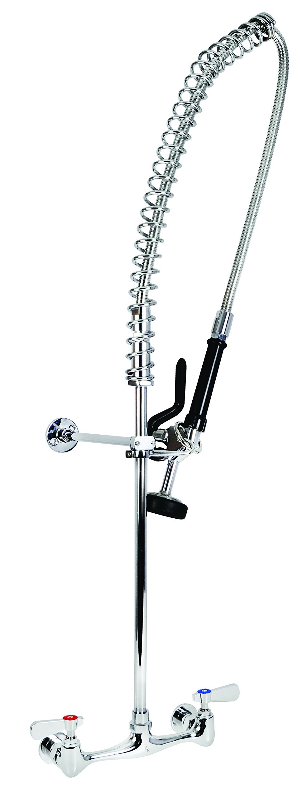 BK Resources BKF-VSMPR-WB-G Work Force Value Pre-Rinse Faucet, 8", Splash Mount, Under 5"