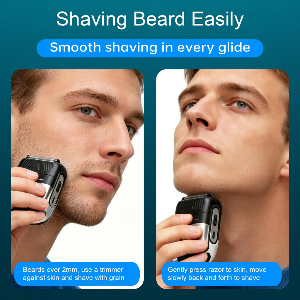 Electric Razor for Men Face, Portable Foil Shavers, Mini Shaver