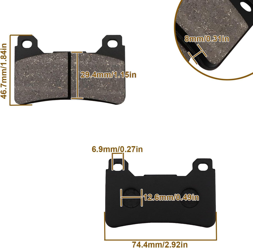 Brake Pads for Honda CBR 600RR CBR600RR 05-06, CBR 1000RR CBR1000RR 04-05
