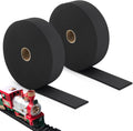 2 Roll N Scale Track 24ft Model Train Foam Roadbed Shock Absorption | Eva Roadbed Base for O N Ho Scale Track