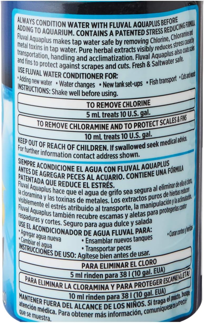 Water Conditioner for Aquarium, 8.4-Ounce