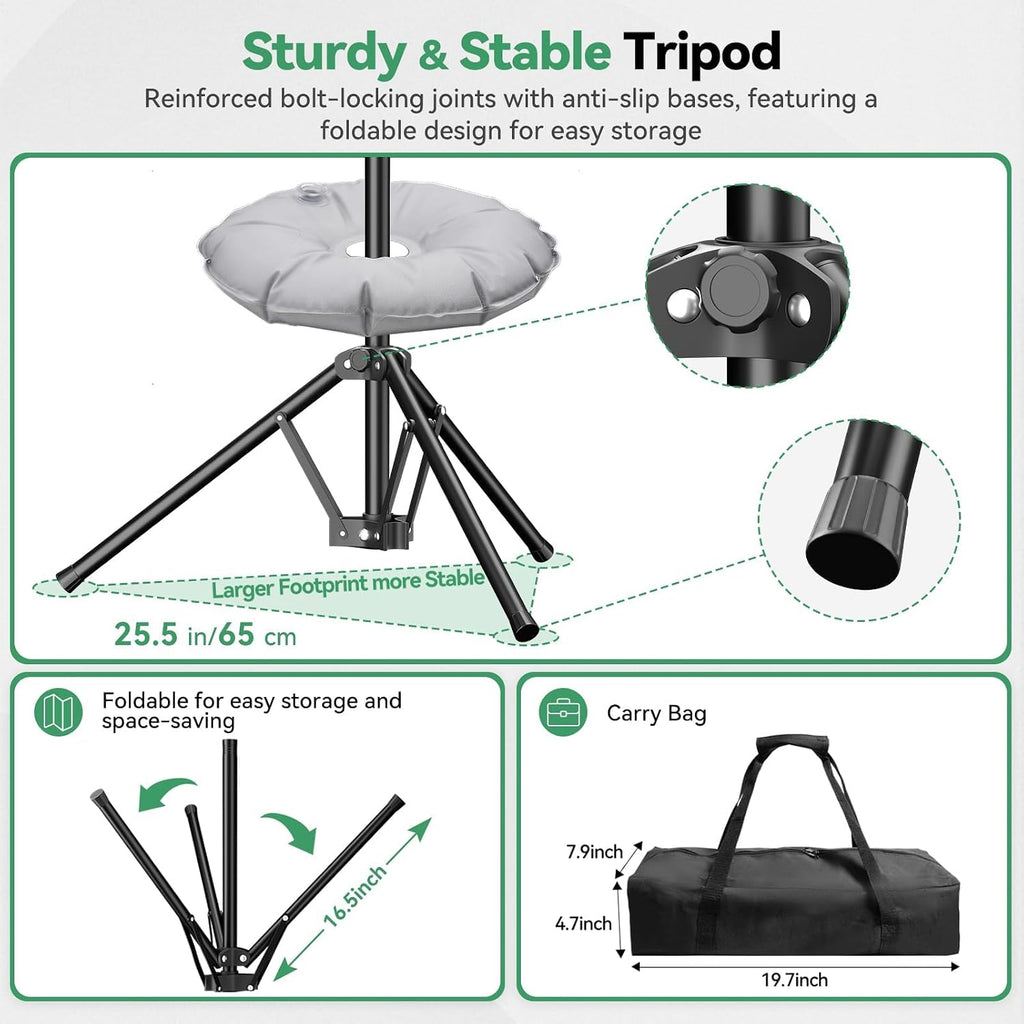 8.5x8.5ft Large Green Screen Backdrop Kit, 8.8x7.5FT T-Shape Stand | Reverse Folding Tripod Stand, Spliced Crossbar