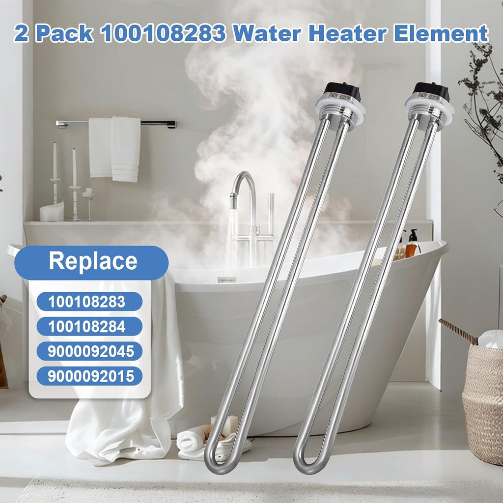 2 Pack 100108283 Water Heater Element for AO Smith Electric Water Heaters