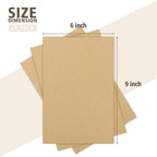 6x9 Inch Corrugated Cardboard Sheets 25 Pack