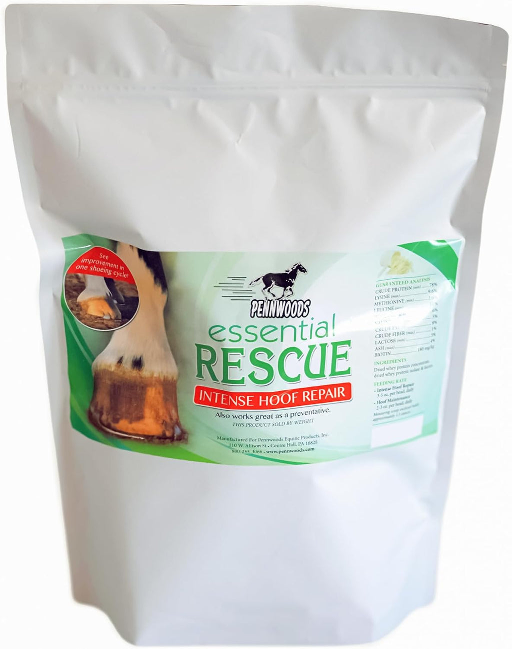 Essential Rescue Hoof Supplement, Biotin & Whey Protein, 5 lb