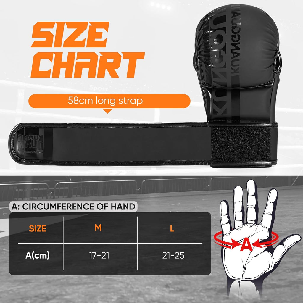 MMA Gloves for Sparring,Muay Thai,Training | Open Palm, Sparring & Grappling Mitts, Martial Arts, Combat Sports