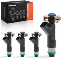 A-Premium Fuel Injectors 4 PCS Compatible with Chevrolet, Pontiac, Saturn
