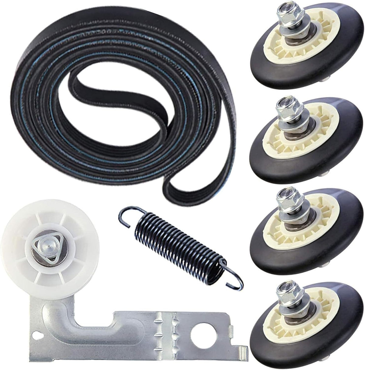 #US Replacement part Fits for L.G DLGY1702V Dryer Rollers Belt Idler Pulley Kit pulpart#24108230