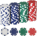 11.5 Gram Poker Chips,100pc Casino Poker Chips for Texas Hold'em, Blackjack Chips,Casino Poker Games Kit,Poker Chip