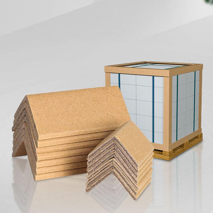 Cardboard Pallet Edge Corner Guard, Sustainable Board Edge/Corner Guards for Pallet Box Shipping, L6"10"36"66"70"