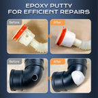 Boncart High Strength AB Epoxy Putty, 200g Steel Reinforced Repair Filler