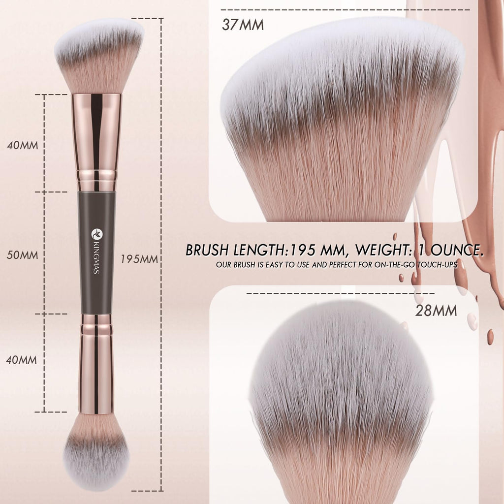 Foundation Makeup Brush, Premium Dual Concealer Bronzer Brushes
