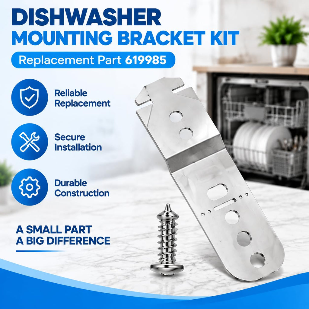 2Pcs Dishwasher Bracket for Bosch SHX45P05UC 2010-2013,Metal Mount