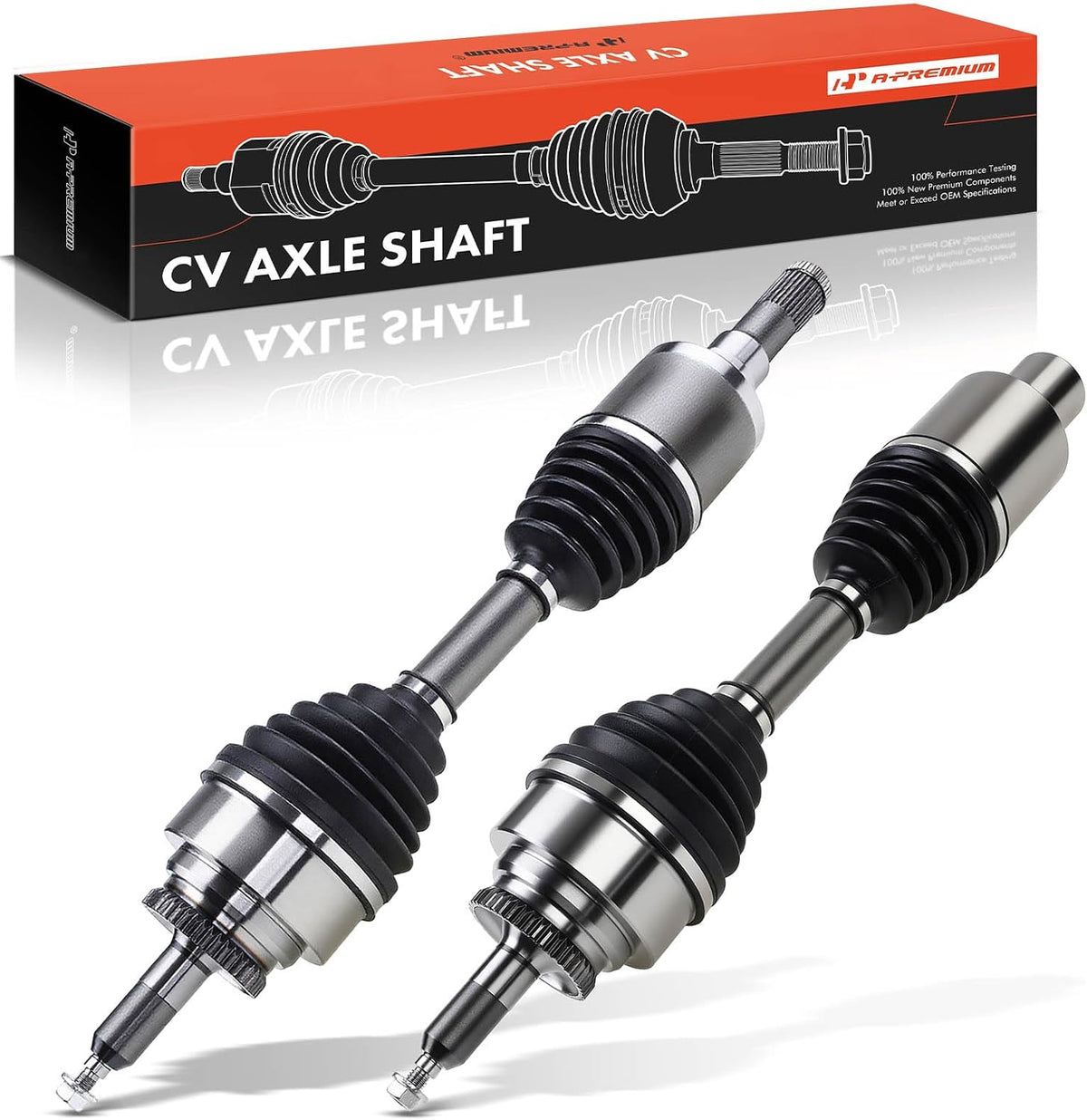 A-Premium Set of 2 Front CV Axle Shaft Assembly
