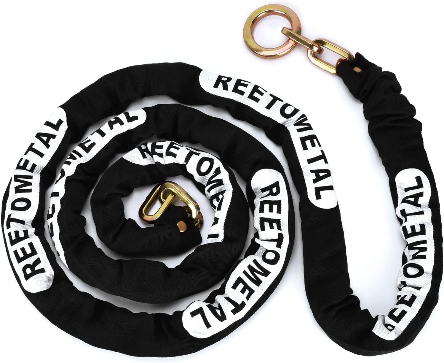 Heavy Duty Security Chain, 10FT x 3/8" Thick | Hardened Steel, Cut Proof, Anti-Theft Lock Chain