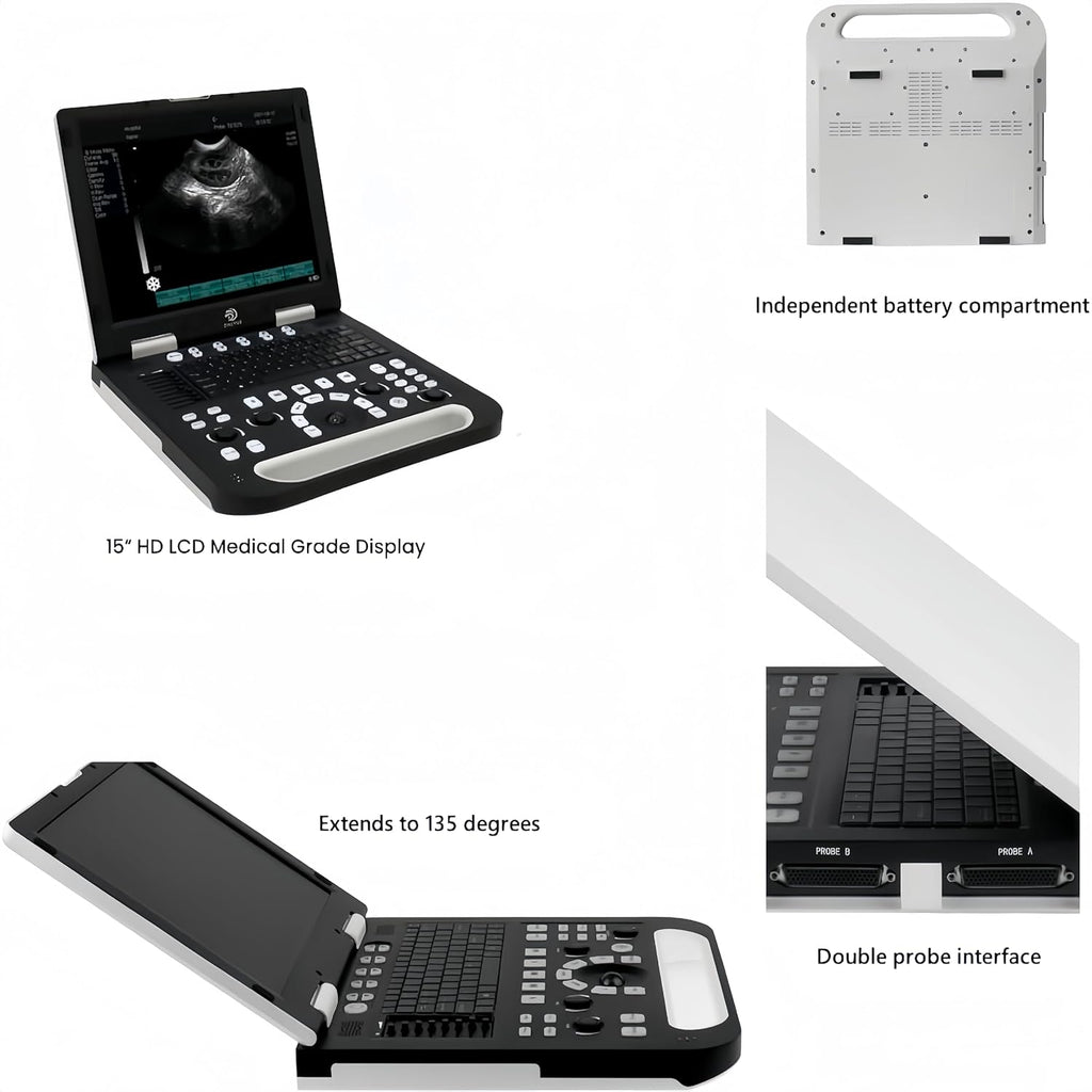 N50 Portable Veterinary Ultrasound Machine with 3.5 Mhz Convex Probe