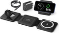 Magnetic Wireless Charger for iPhone: Fodable 3 in 1 Charging Station for Multiple Apple Devices - Travel Charging