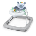 Smooth Strides Activity Baby Walker - Chambray, Developmental Walker, 3 Adjustable Heights, Toys Included, 6M-12M