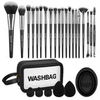 Makeup Brush Set 30 Pcs Premium Synthetic Makeup Brushes Foundation Eye Shadow Powder Concealers Highlight Blending