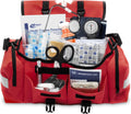 Complete Emergency Response First Aid Kit Trauma Bag - 415 Piece Fully Stocked Supplies for Disaster Preparedness |
