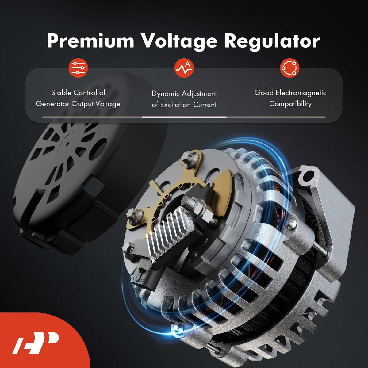 A-Premium 28.4V Alternator Voltage Regulator Compatible with Chevrolet