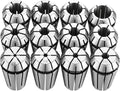VEVOR ER16 Collet Set 1/16"-13/32" 12 Piece ER16 Spring Collet Chuck Set