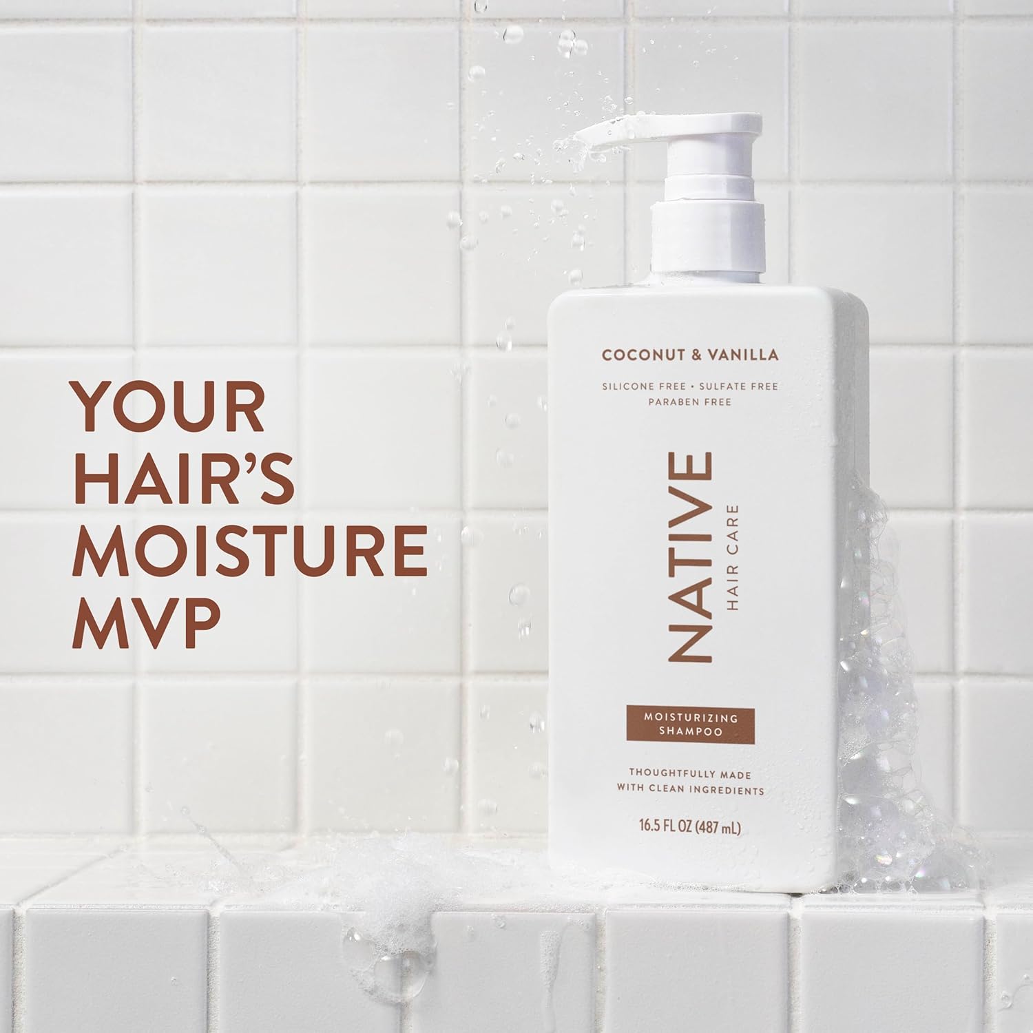 Coconut & Vanilla Shampoo and Conditioner Contain Naturally Derived Ingredients | All Hair Types, Color & Treated