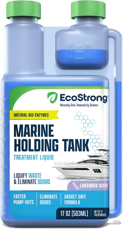 Marine Holding Tank Treatment | Powerful Enzymatic Black Water Digesting Liquid - Eliminates Tank Odor and Breaks