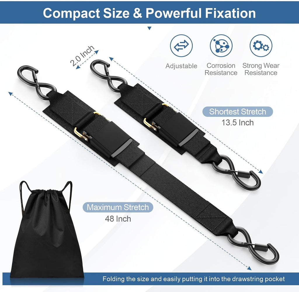 Heavy-Duty Boat Tie Down Straps to Trailer, Secure-Fit Boat Trailer Straps