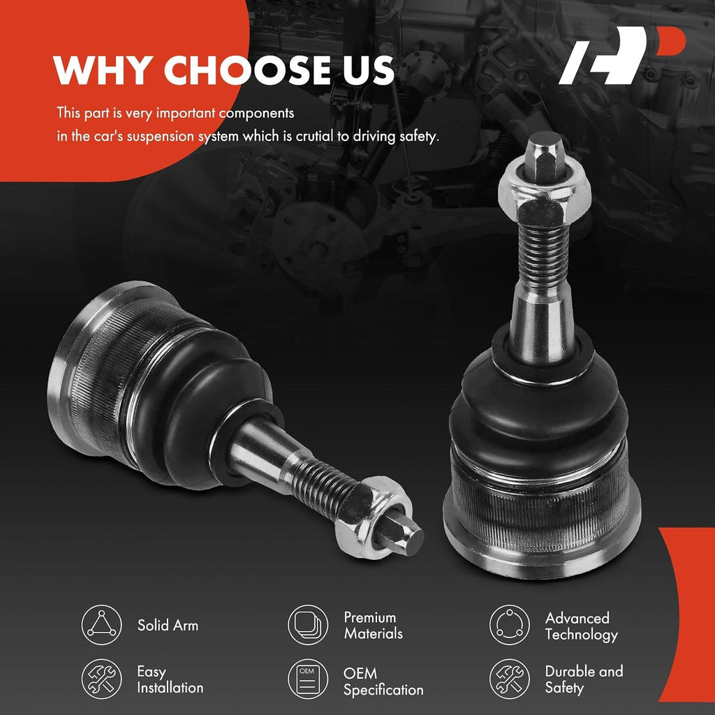 A-Premium Front Upper Ball Joint, Compatible with Ford, Lincoln, Mercury