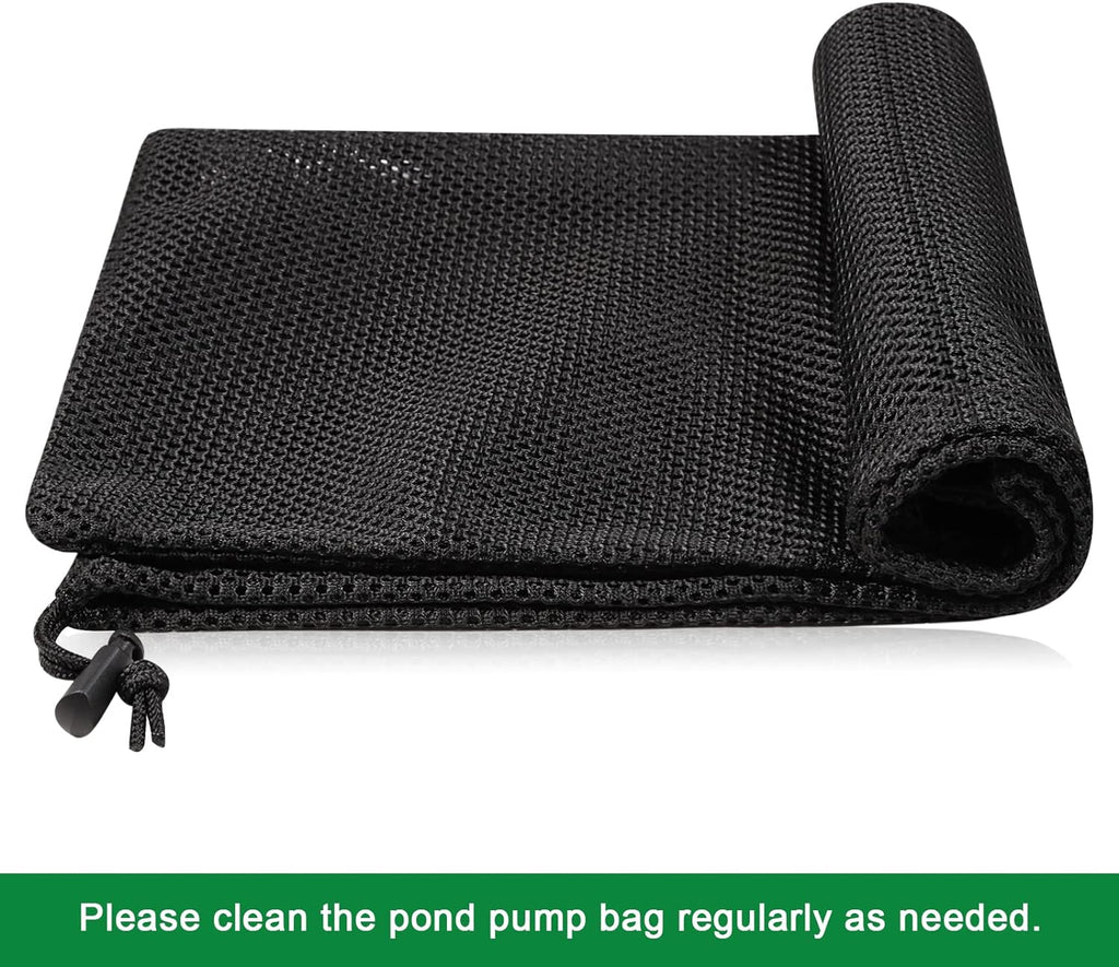 Large Pump Barrier Bag, Pond Pump Filter Bag, 17.7"x 17.7"