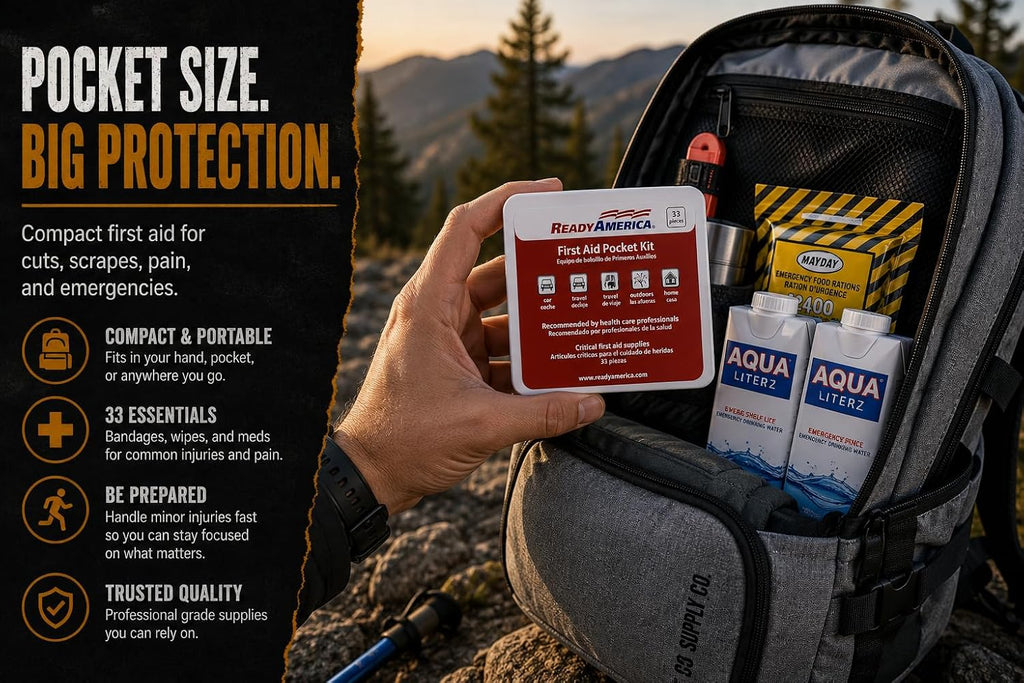 Sustain Supply 70490, 2-Person Premium 72-Hour Emergency Survival Kit – Complete Disaster Preparedness Bag w/Food
