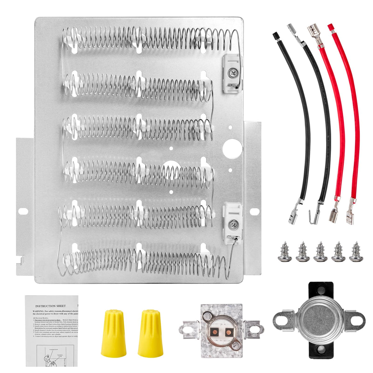 FILTERUP 503978 Dryer Heating Element Kit Compatible with Speed Queen