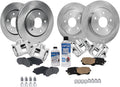 Brake Kit for Chrysler Town & Country Dodge Grand Caravan | VW Routan, 11.89'' inch Front and 12.00'' inch Rear Disc
