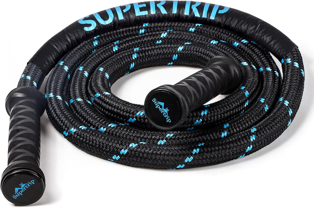 Upgraded Weighted Jump Rope for Fitness Men Women Second Generation 360 Rotating Handles, 3.21LBS 3.38LBS 3.41LBS