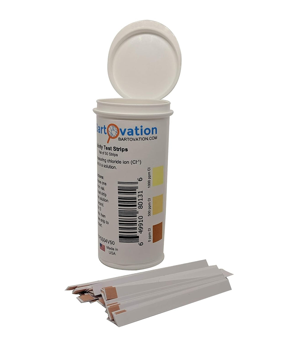 Salinity Test Strips, 0-1000 ppm, 50-Pack