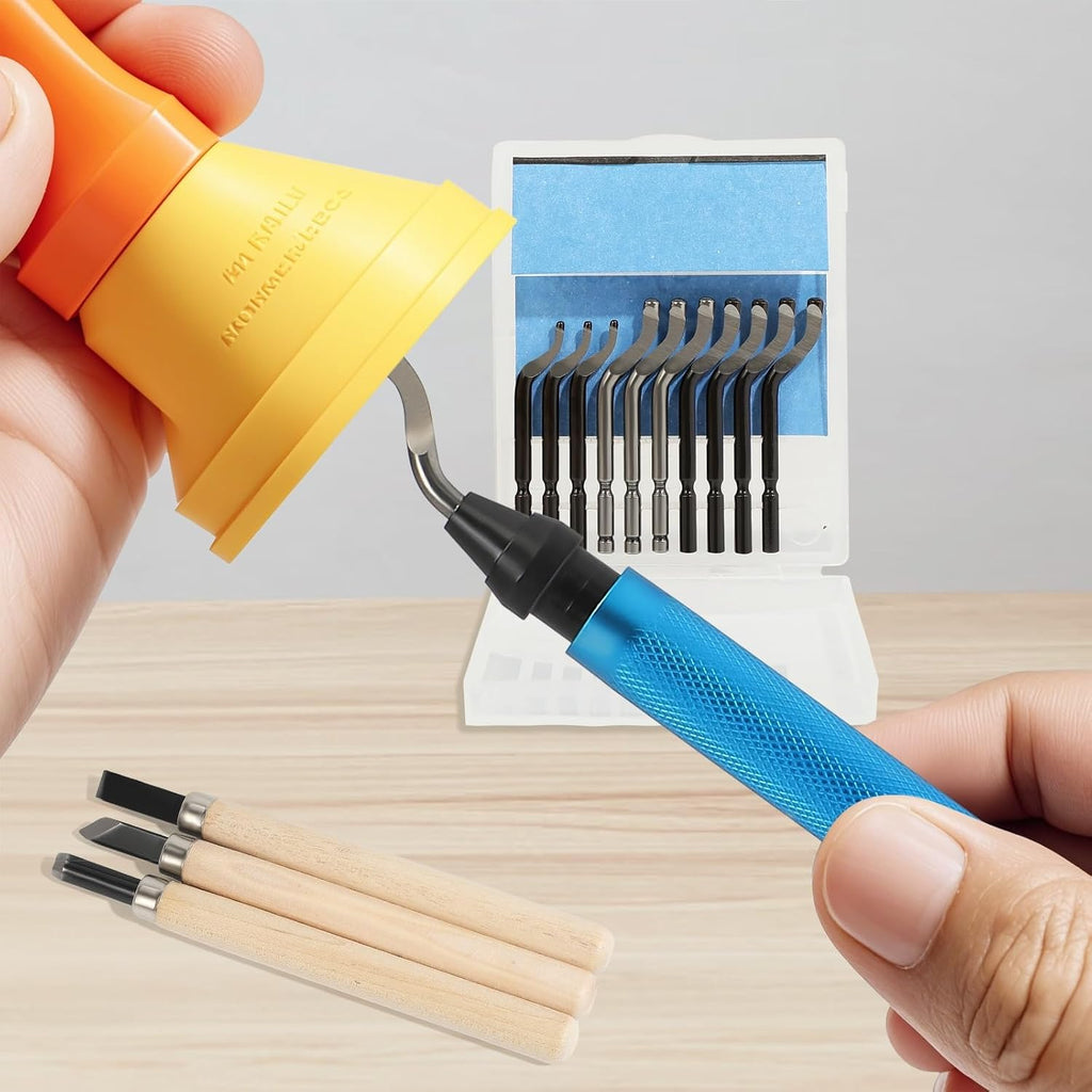 42Pcs 3D Printer Accessories Kit, Professional Deburring Tool Set with Nozzle Cleaning Needles, Scraper, Pliers