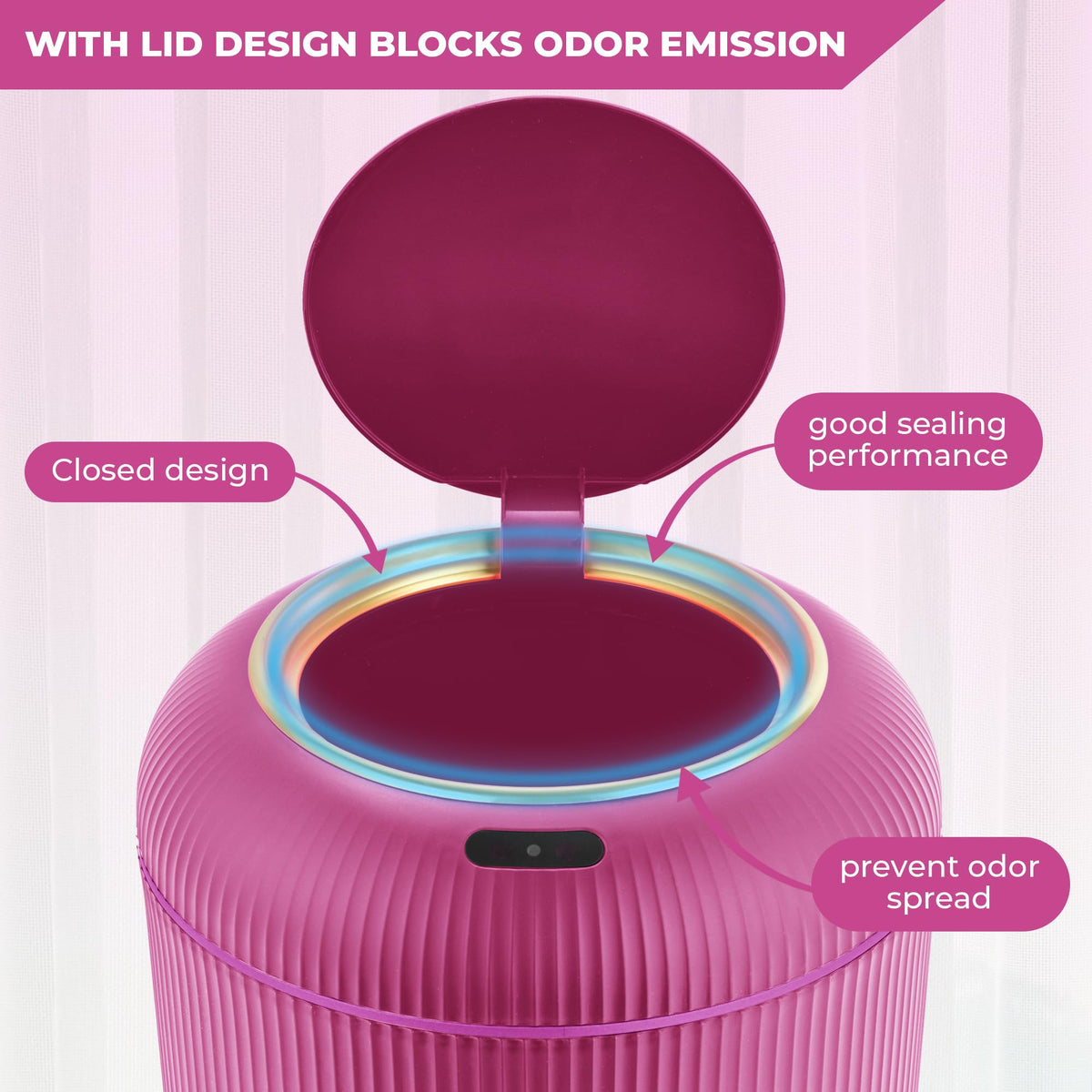Smart Sensor Wastebasket, Convenient and Hygienic Easy to Use