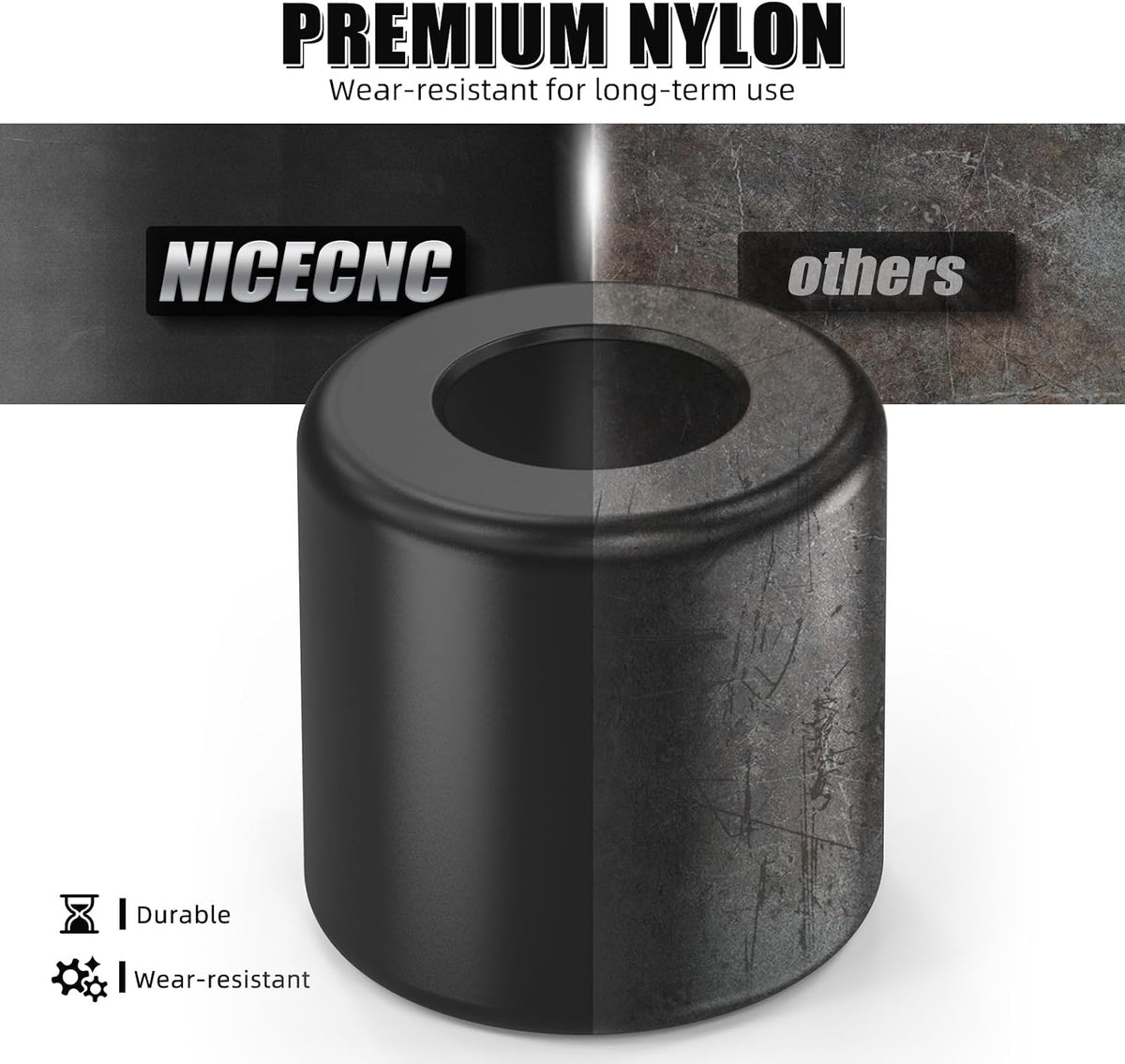 NICECNC Chain Roller, Upper and Lower Nylon Chain Roller
